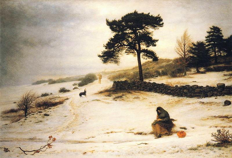 Sir John Everett Millais Blow Thou Winter Wind oil painting picture